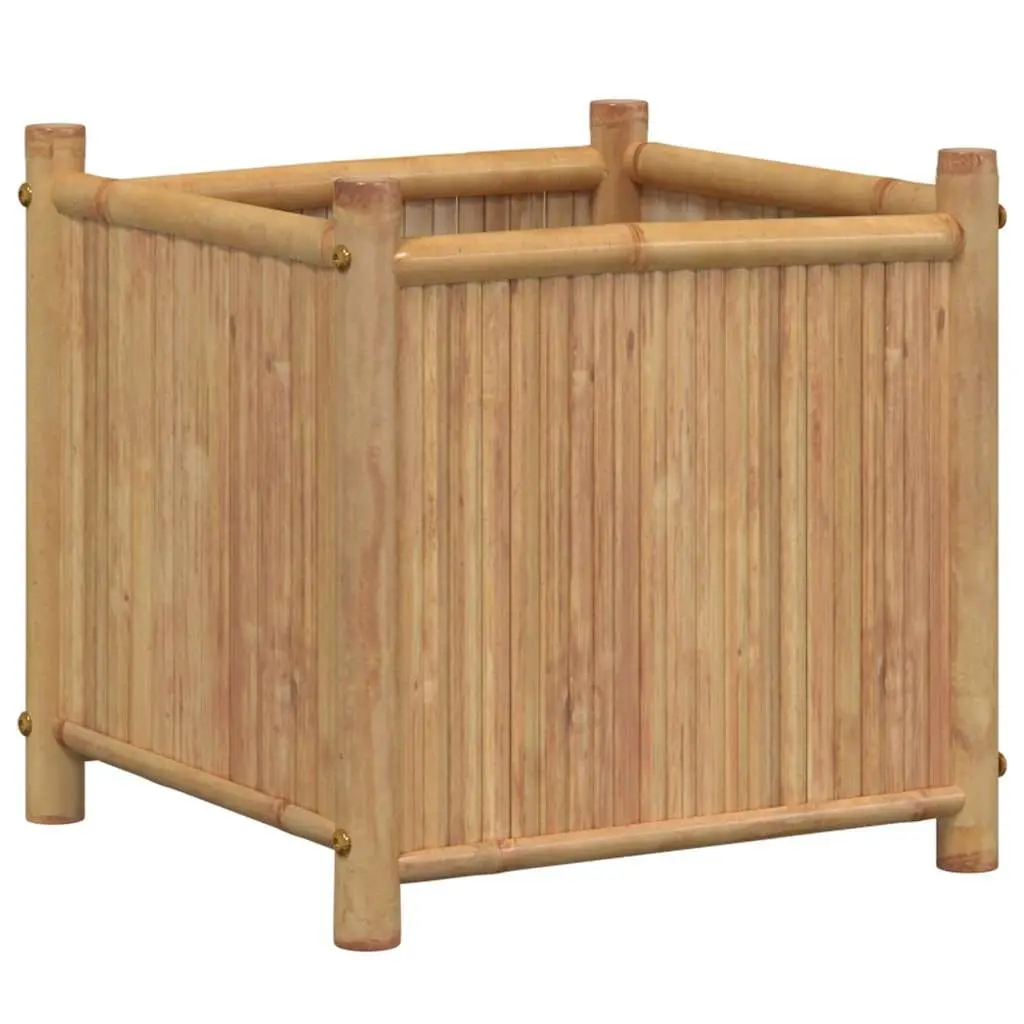 Bamboo Planter Box for Gardens, Balconies, and Patios