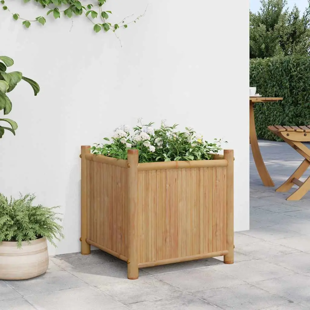 Bamboo Planter Box for Gardens, Balconies, and Patios