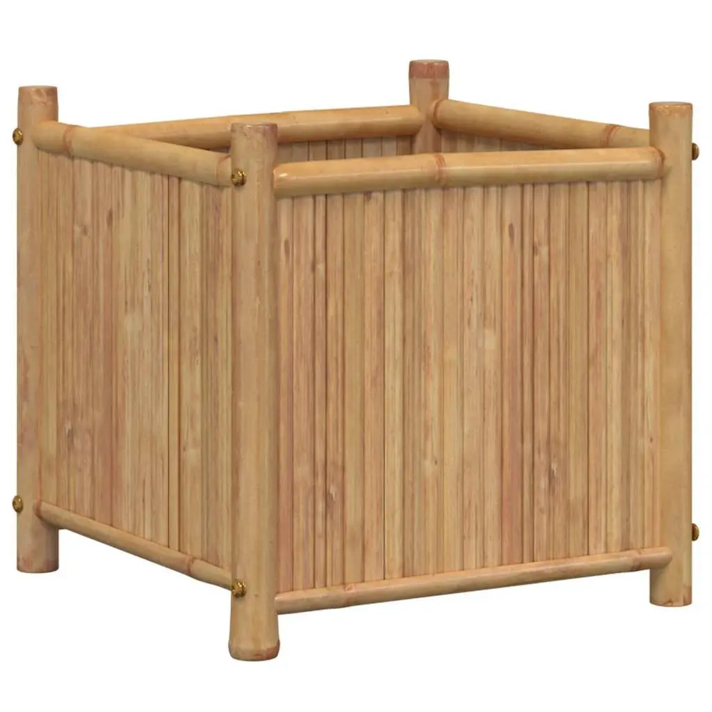 Bamboo Planter Box for Gardens, Balconies, and Patios