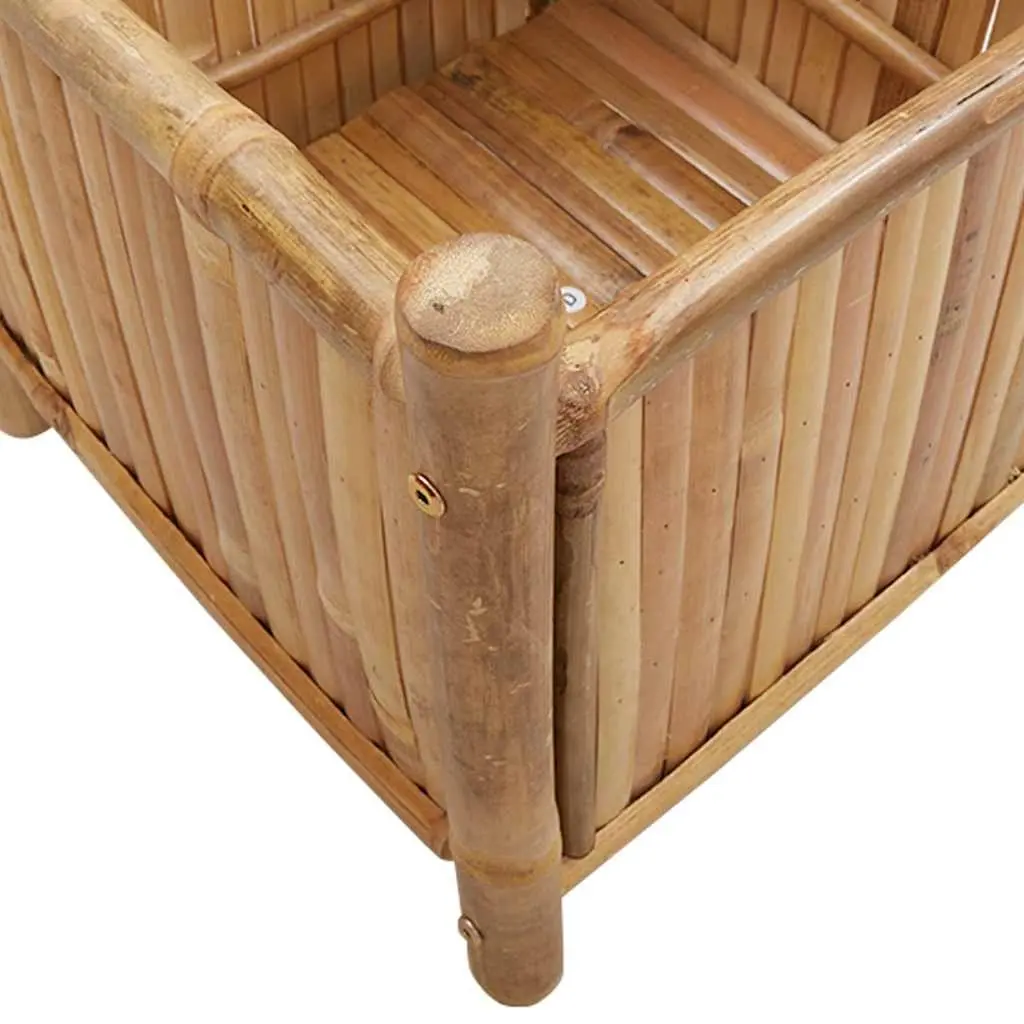 Bamboo Planter Box for Gardens, Balconies, and Patios
