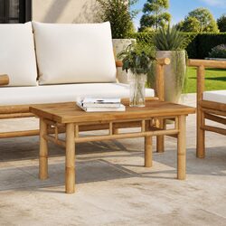 Practical Bamboo Coffee Table for Indoor and Outdoor Use
