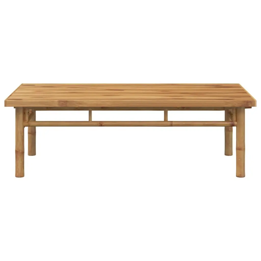 Coffee Table Bamboo 110x55x35 cm Brown Accent Side Table Living Room Furniture
