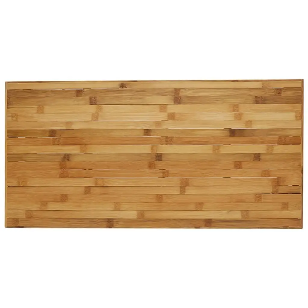 Coffee Table Bamboo 110x55x35 cm Brown Accent Side Table Living Room Furniture