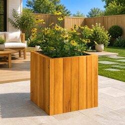 Versatile 25x25x25 cm Garden Planter Box for Home Use