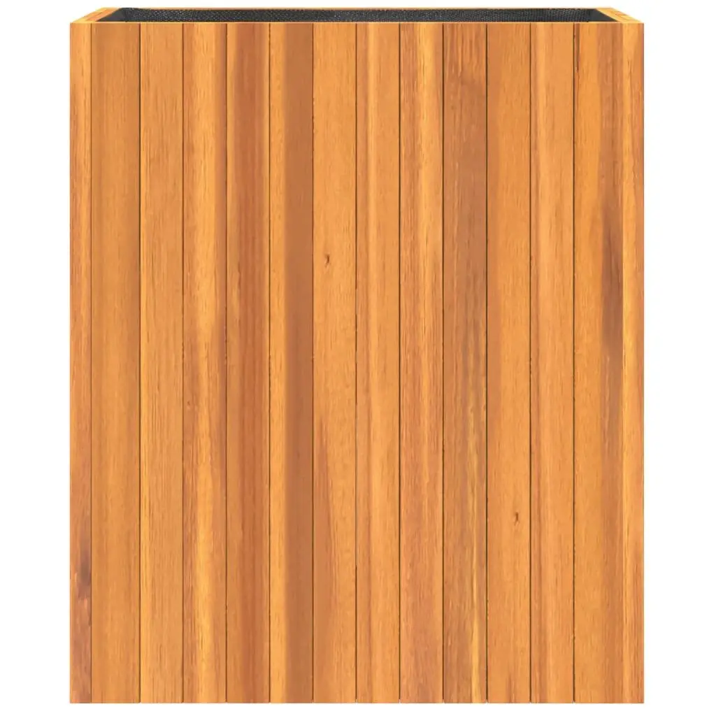 Garden Planter Box Solid Acacia Wood 59 x 27.5 x 70 cm Brown