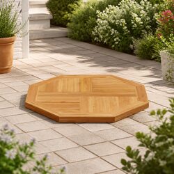 Practical Octagonal Table Top for Garden Dining Use