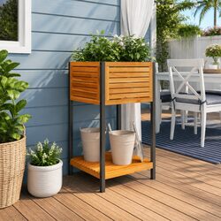 Versatile Garden Planter with Shelf for Home and Garden