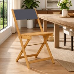 Versatile Folding Bistro Chairs for Outdoor Use - Set of 2