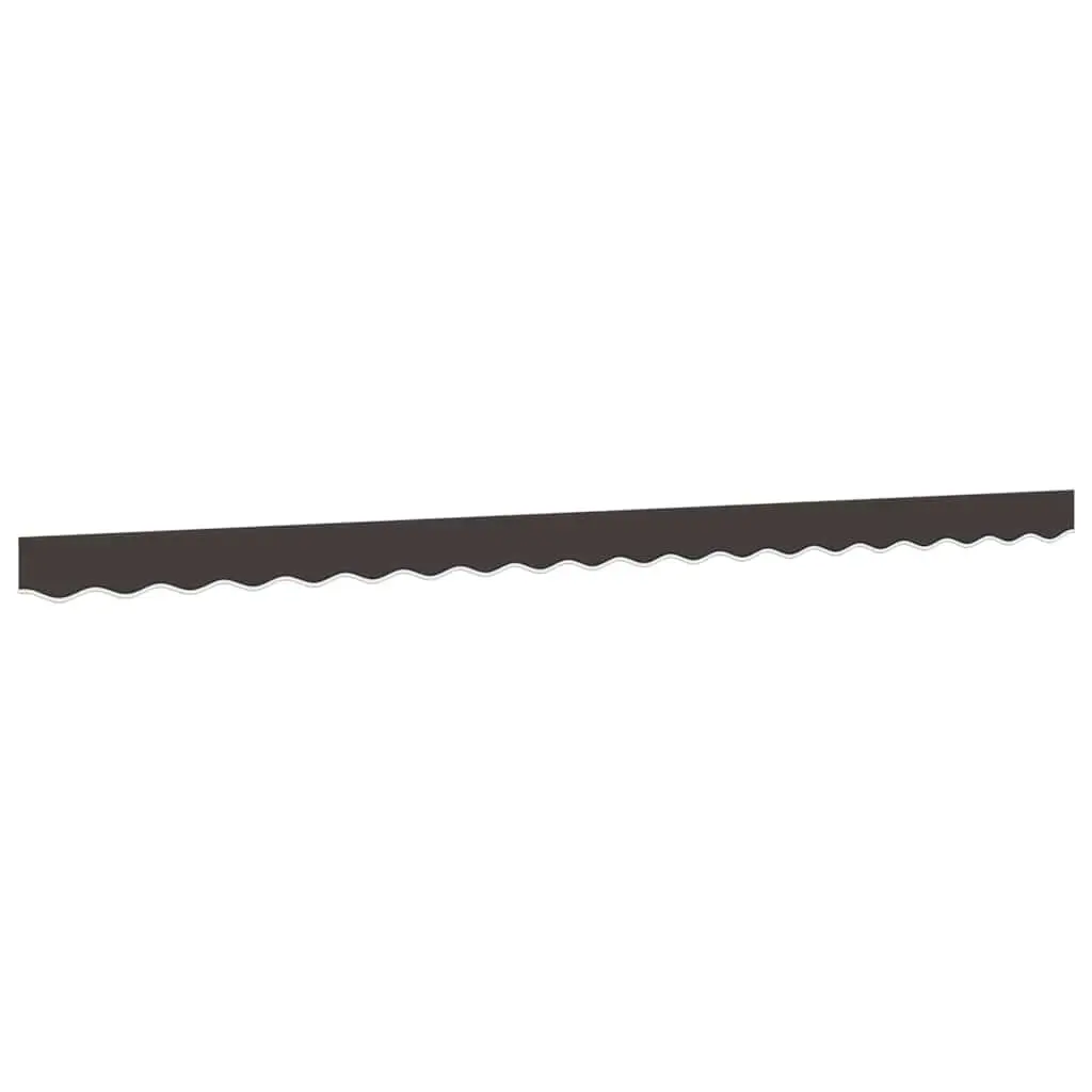 Replacement Awning Fabric 4.5m Anthracite Stripe Lightweight UV Water Resistant for Garden Outdoor