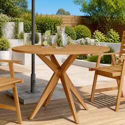 Versatile Round Garden Table for Outdoor Use
