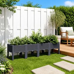 Functional Elevated Garden Planter for Patios