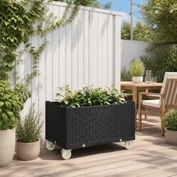 Practical Garden Planter with Wheels for Versatile Use