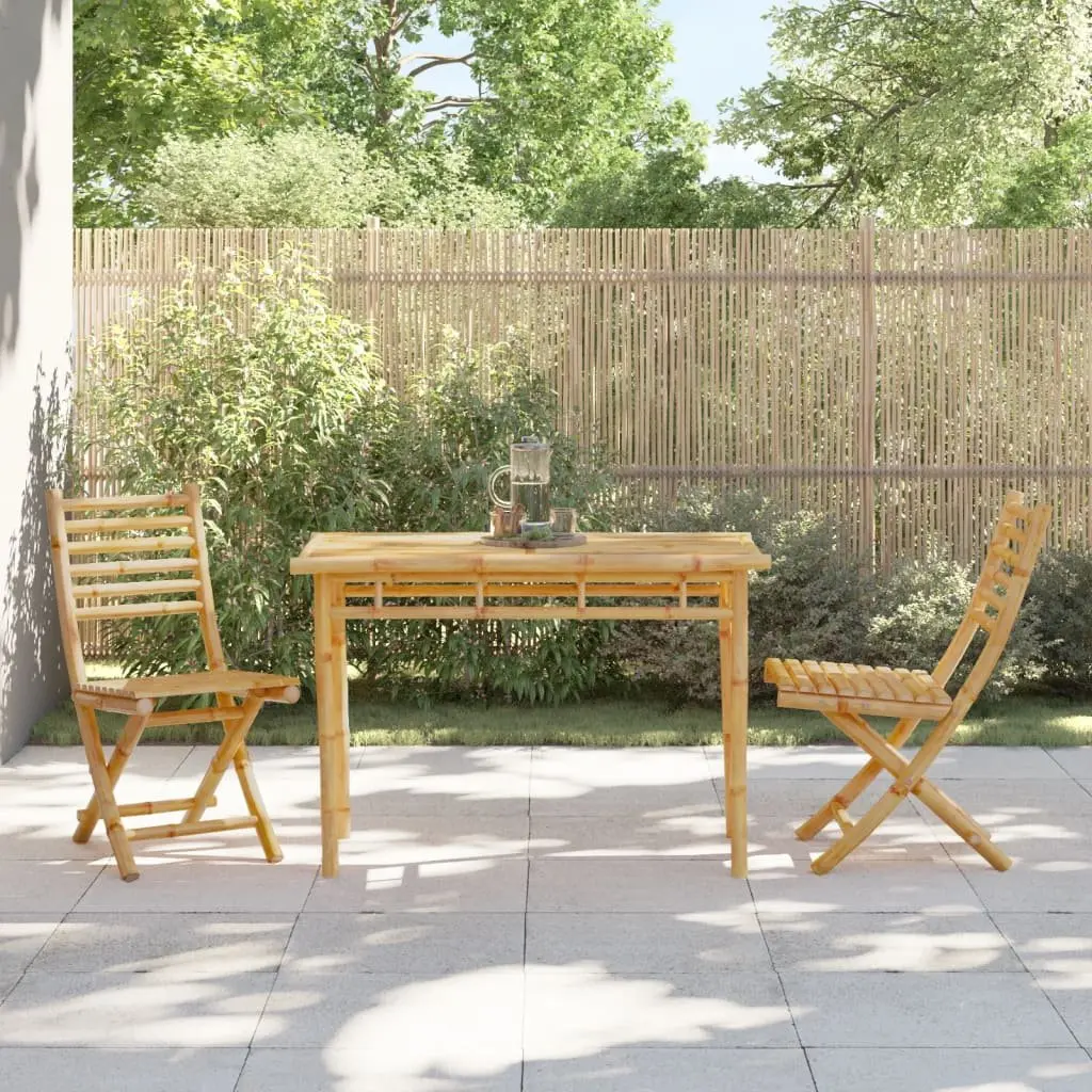 Bamboo Garden Dining Table 110x55x75cm