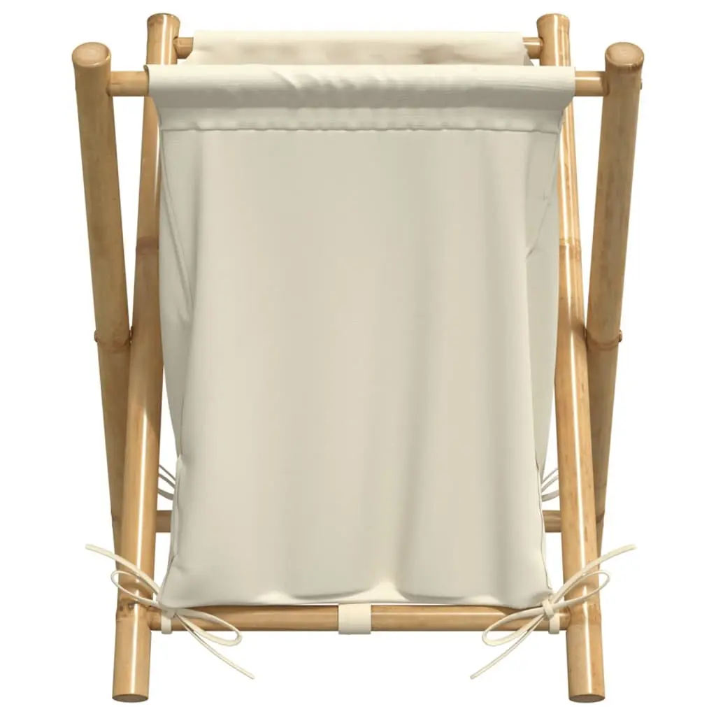 Laundry Basket Bamboo Foldable Storage Hamper Household Organizer Compact Design