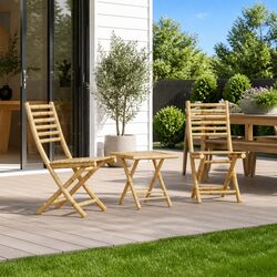 Versatile Bamboo Folding Chairs for Your Garden and Patio