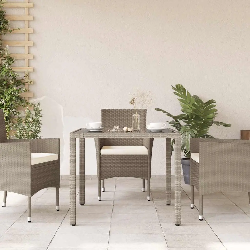 Grey Garden Table for Various Outdoor Settings