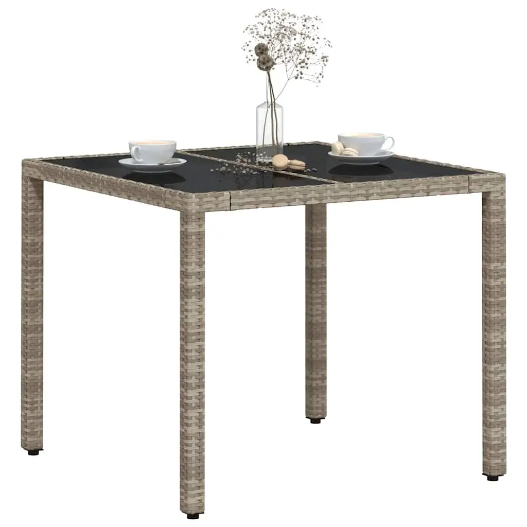 Grey Garden Table for Various Outdoor Settings