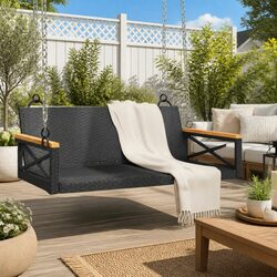Versatile Swing Bench for Patios and Gardens