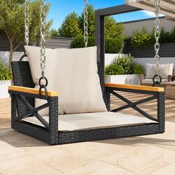 Practical Swing Bench for Gardens and Patios