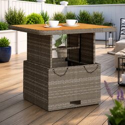 Practical Outdoor Table for Coffee or Dining Needs