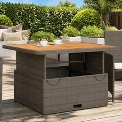 Practical Grey Garden Table Perfect for Your Patio