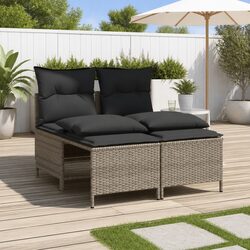 Practical 4 Piece Garden Sofa Set for Outdoor Living