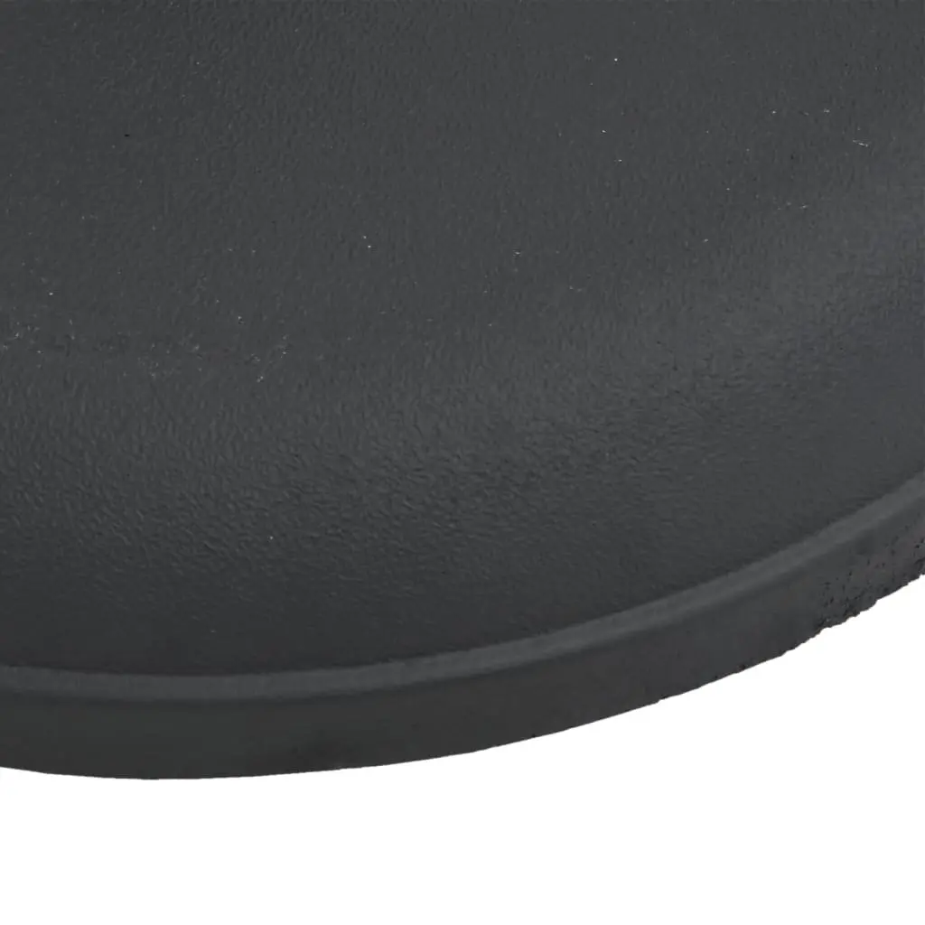 Parasol Base Plastic Shell with Concrete Fill Round Black Ø32/35/38mm Pole 15kg Stable Garden