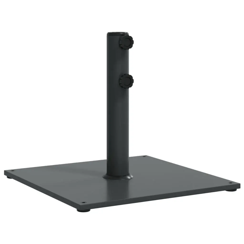 Parasol Base Steel Square Grey Umbrella Stand for Ø32/38/48mm Pole Adapter