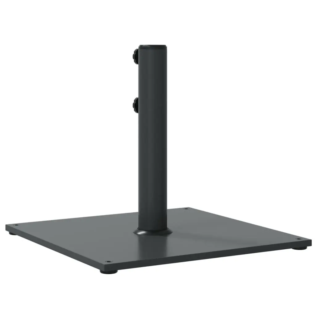 Parasol Base Steel Square Grey Umbrella Stand for Ø32/38/48mm Pole Adapter