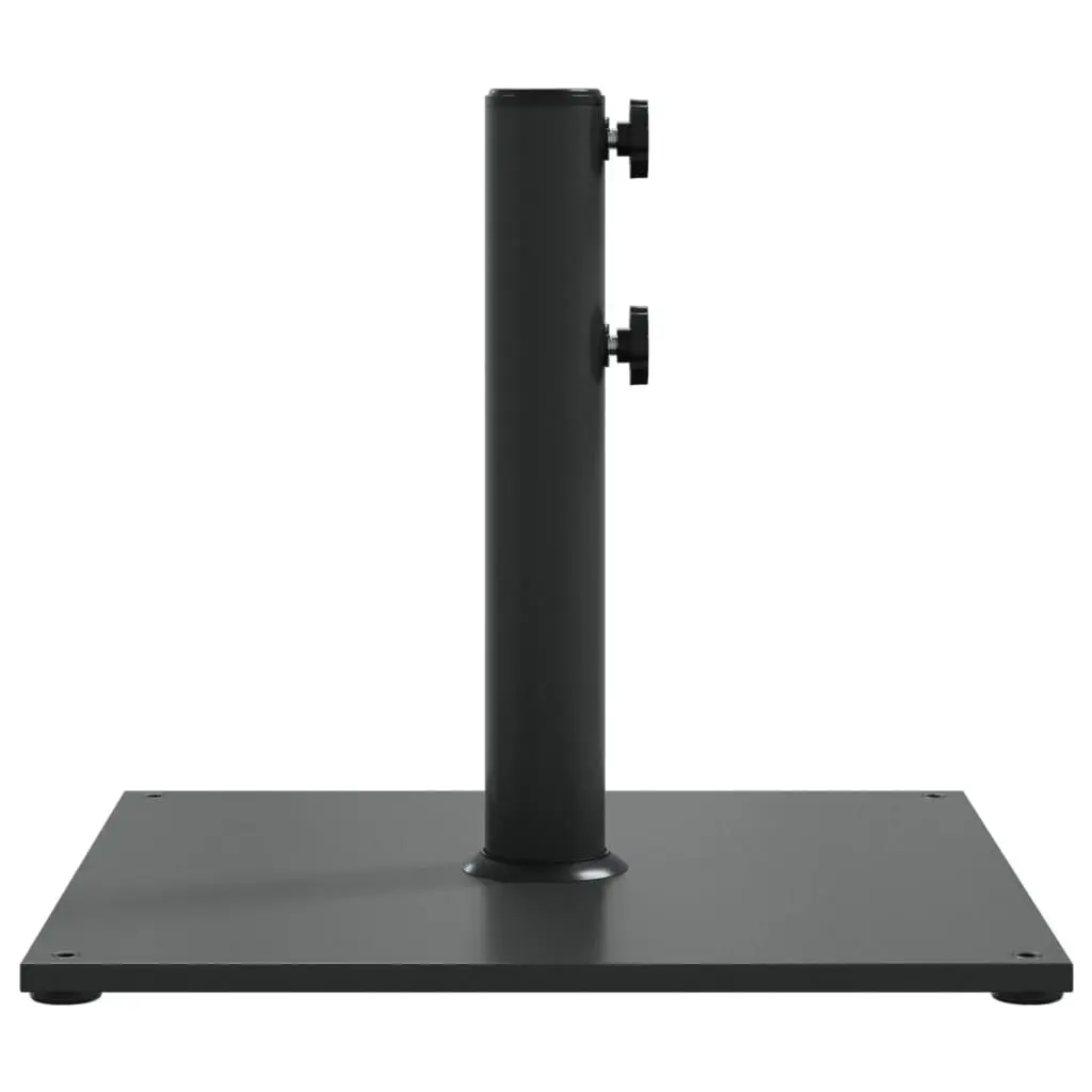 Parasol Base Steel Square Grey Umbrella Stand for Ø32/38/48mm Pole Adapter