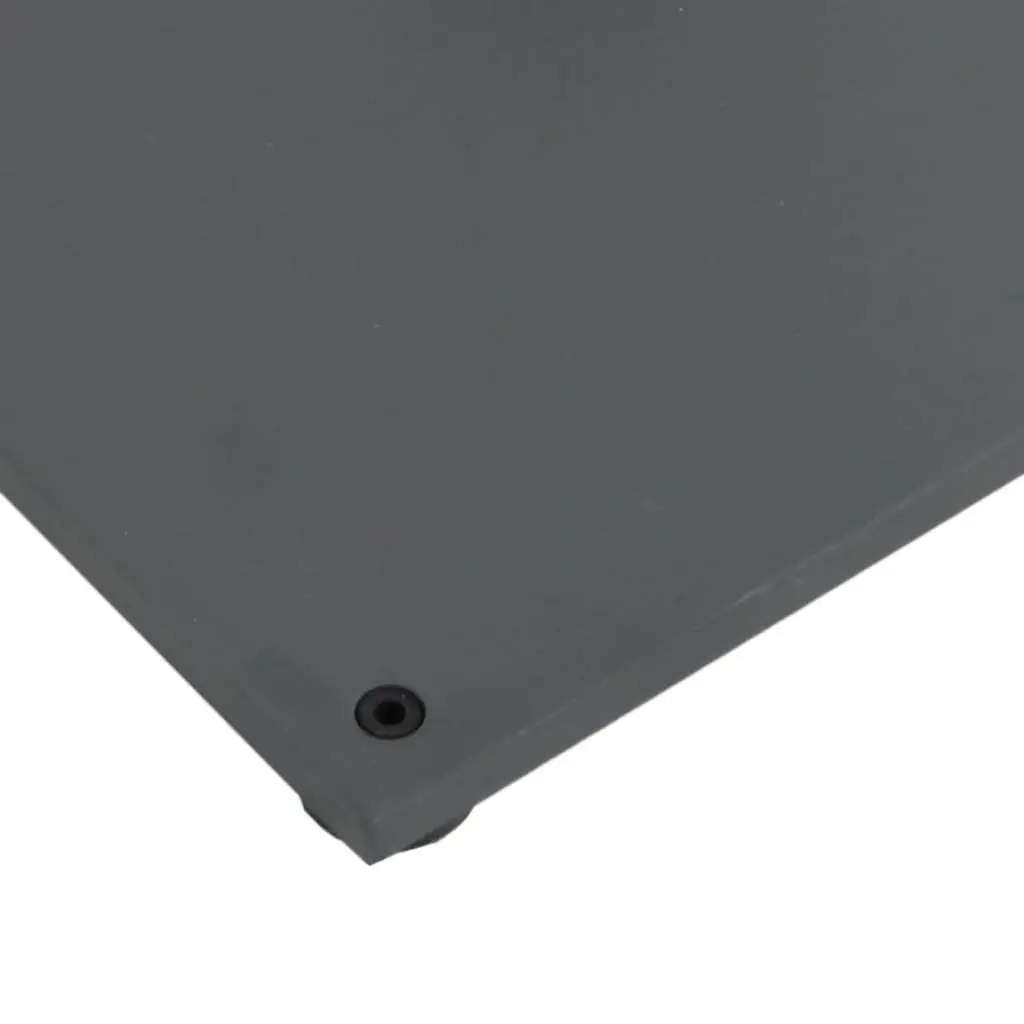 Parasol Base Steel Square Grey Umbrella Stand for Ø32/38/48mm Pole Adapter