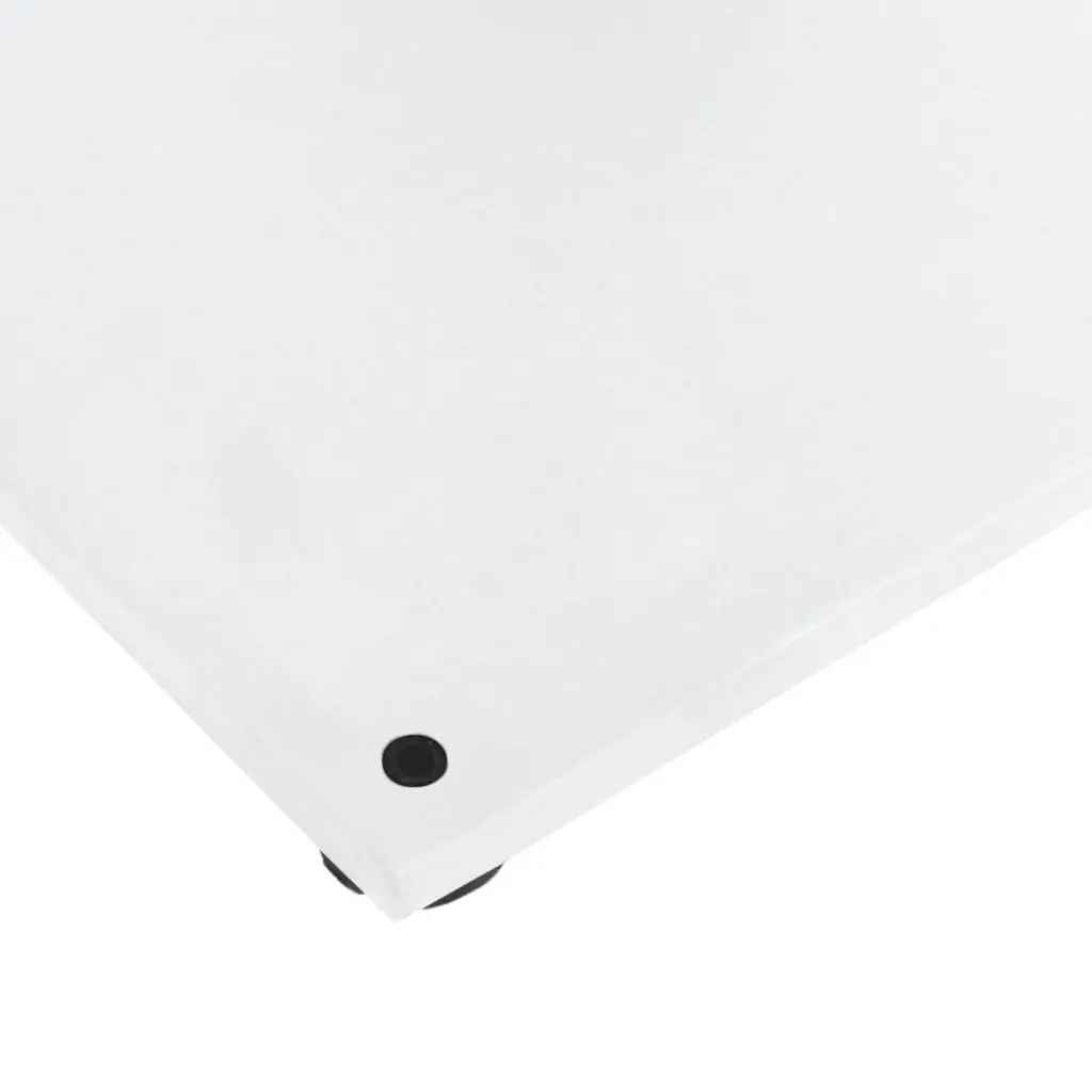 Rectangular Parasol Base Steel Umbrella Stand Outdoor 15kg White for 32mm 38mm 48mm Poles
