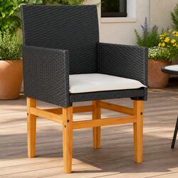 Practical Garden Chairs with Cushions for Home Use