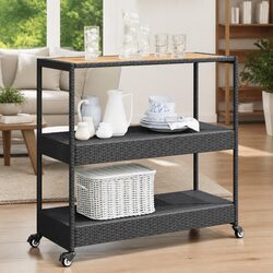 3-Tier Bar Cart for Home and Garden