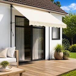 Ideal Use Cases for Cream Retractable Awning 300x150 cm