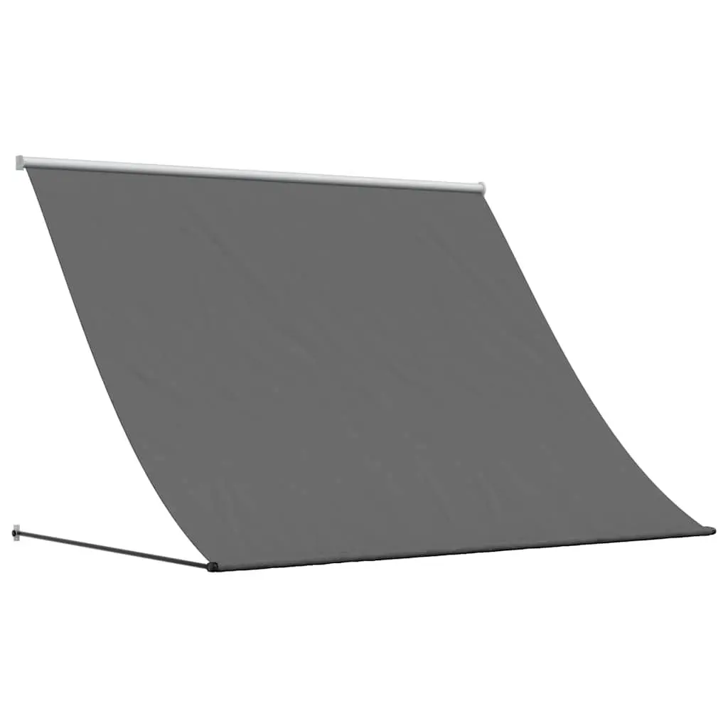 Retractable Awning Outdoor Shade Anthracite Steel Frame 200x150cm for Patio Balcony and Garden
