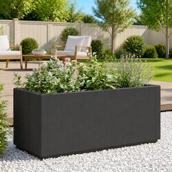 Versatile Grey Garden Planter for Your Patio and Garden
