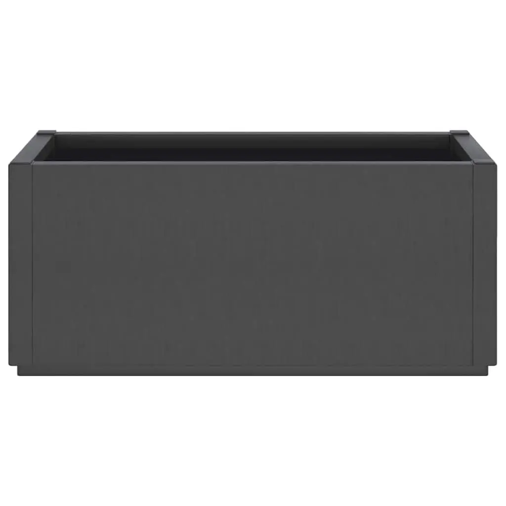 Outdoor Planter Box Dark Grey Polypropylene Lightweight for Climbing Plants Garden Patio Terrace