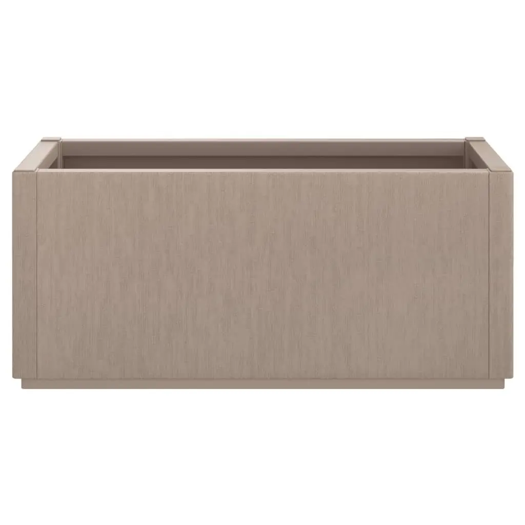 Garden Flower Box Planter Polypropylene Light Brown Outdoor Patio Terrace