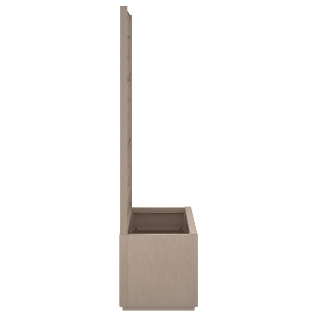Garden Planter with Trellis Brown Outdoor Climbing Plant Support Flower Pot