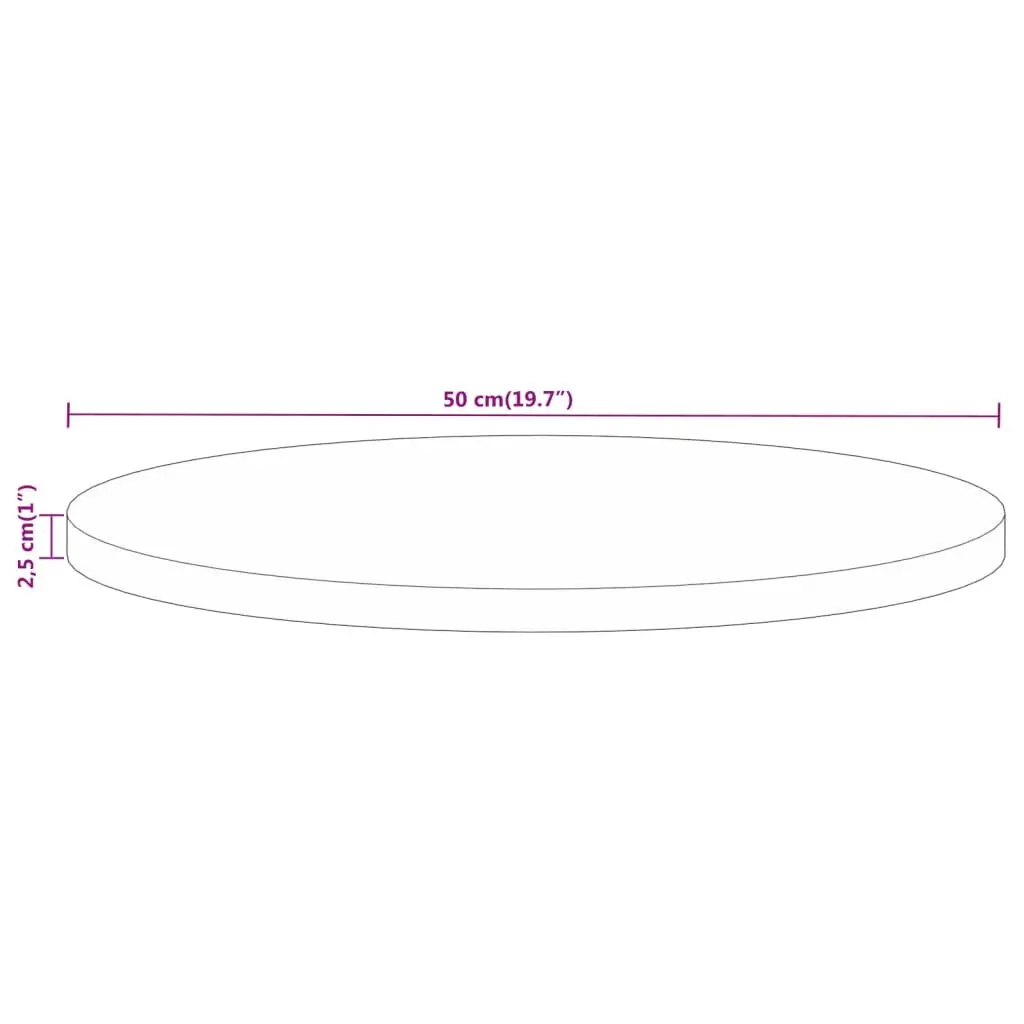 50cm Round Table Top for Various Home Styles