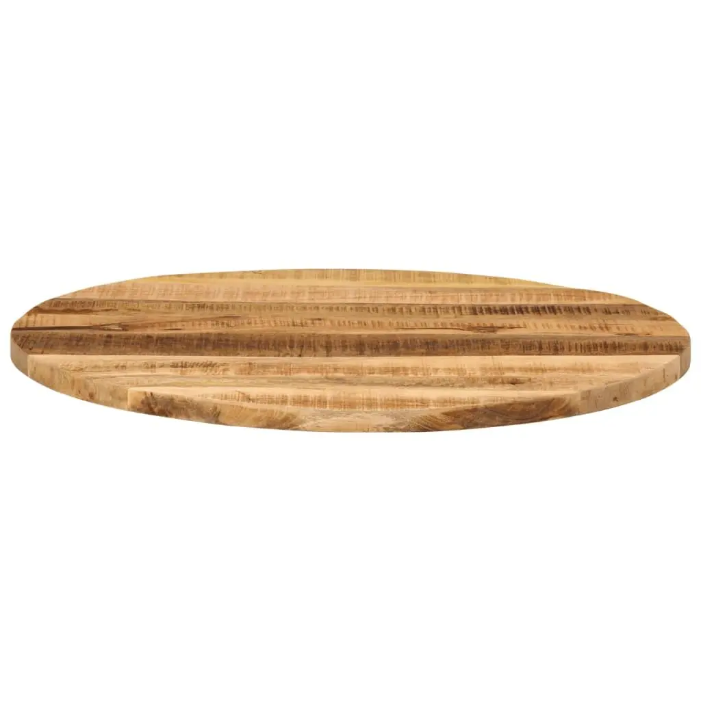 Round Mango Wood Table Top for Home Use Ø 70cm
