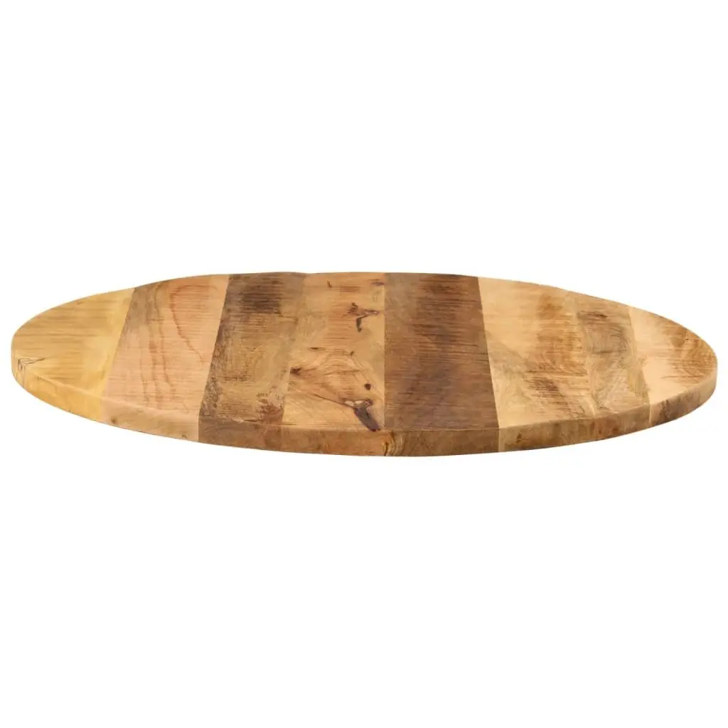 Round Mango Wood Table Top for Home Use Ø 70cm