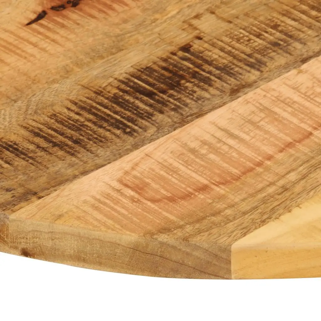 Round Mango Wood Table Top for Home Use Ø 70cm
