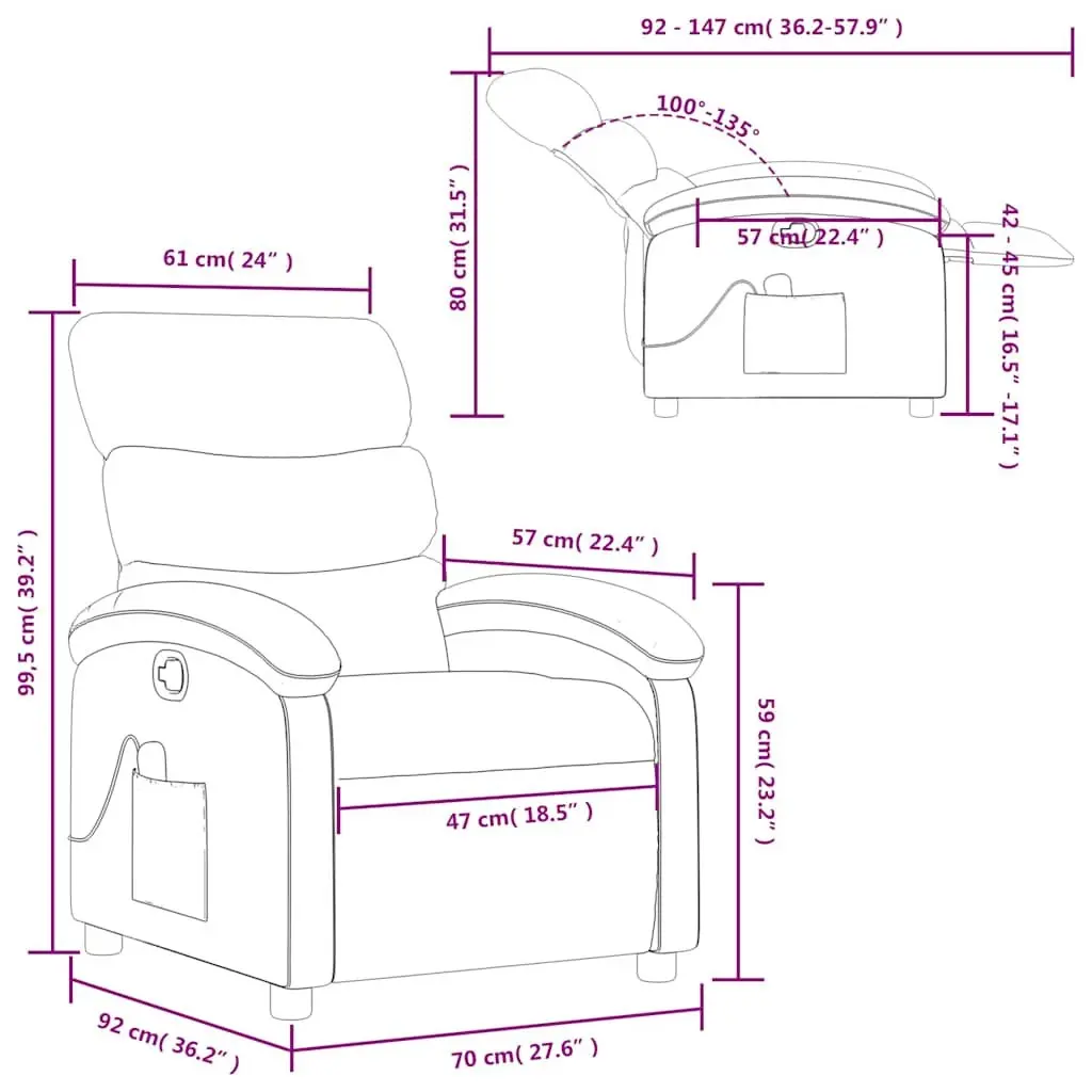 Massage Recliner Chair for Home Use