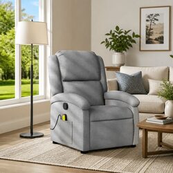 Comfortable Light Grey Recliner Chair for Everyday Use