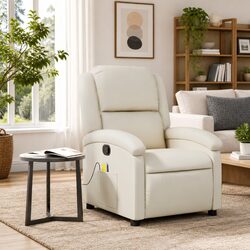 Ideal Use Cases for Cream Faux Leather Recliner Chair