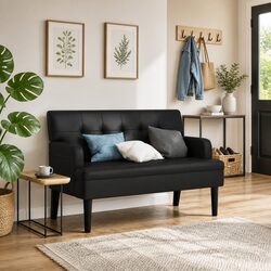 Versatile Bench with Backrest for Any Setting