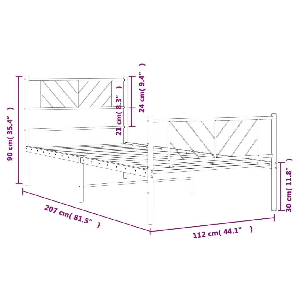 Bed Frame for Various Home Needs in Black