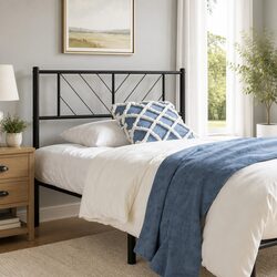 Black Metal Headboard: Perfect Support for Your Bedroom